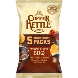 Photo of Copper Kettle Potato Chips Wood Fired BBQ 5 Pack
