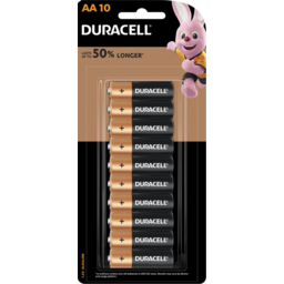 Photo of Duracell Coppertop Batteries Aa 10 Pack