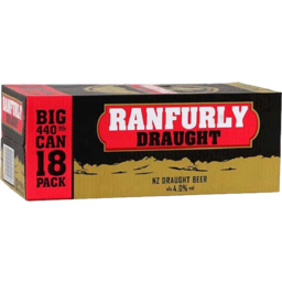 Photo of Ranfurly Draught 18x440ml Cans