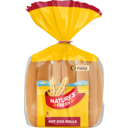 Photo of Natures Fresh Rolls Hot Dog 6 Pack