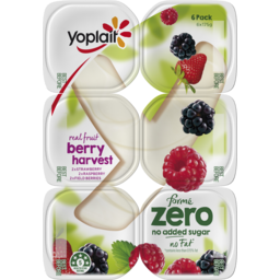 Photo of Yoplait Forme Zero Yoghurt 6x160gm Berry Harvest Multipack