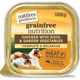 Photo of Natures Goodness Grain Free Chicken With Duck And Garden Vegetables Adult Wet Dog Food