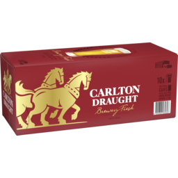 Photo of Carlton Draught 10 X 375ml Cans 10.0x375ml