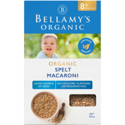 Photo of Bellamy's Organic Spelt Macaroni 200g