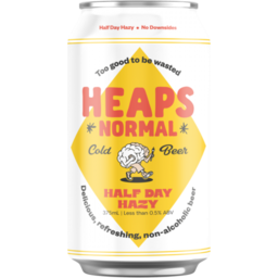Photo of Heaps Normal Non-Alcoholic Half Day Hazy Can