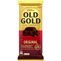 Photo of Cadbury Old Gold Original Dark Chocolate Block 180g