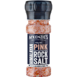 Photo of Mckenzies Himalayan Pink Rock Salt Grinder 100g