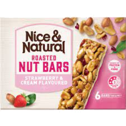 Photo of Nice & Natural Nut Bar Strawberry & Cream 6pk