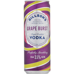 Photo of Billson's Grape Burst Vodka Can
