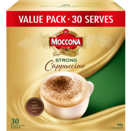 Photo of Moccona Coffee Sachets Strong Cappuccino 30s