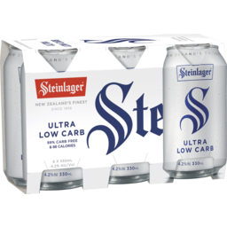 Photo of Steinlager Ultra Low Carb 6x330ml Cans