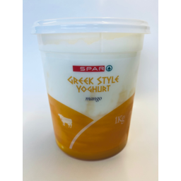 Photo of SPAR Yoghurt Greek Style Mango 1kg