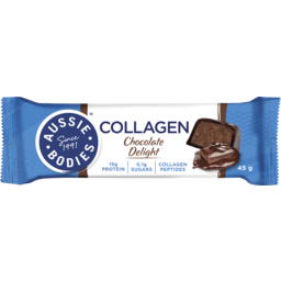Photo of Aussie Bodies Collagen Protein Bar Chocolate Delight 45g