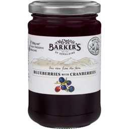 Photo of Barker's Fruit Preserve NZ Blueberries & Cranberries