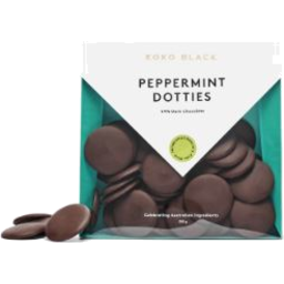 Photo of Koko Black Dark Chocolate Peppermint Dotties 100g