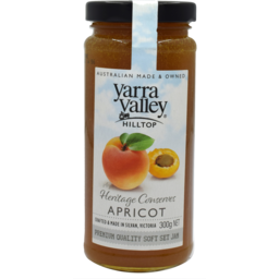 Photo of Yarra Valley Hilltop Jam Apricot 300gm