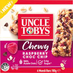 Photo of Uncle Toby Muesli Bar Raspberry Choc Chip