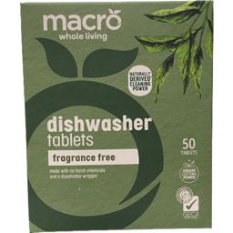 Photo of Macro Dish Wash Tabs Fragrance Free 50 Pack