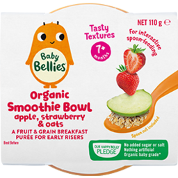 Photo of Baby Bellies Apple Strawberry & Oats 110gm