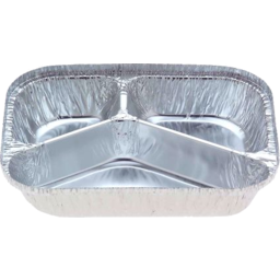 Photo of 3 Section Foil Container 4pk