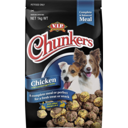 Photo of V.I.P. Petfoods Chunkers Chicken With Scrambled Egg & Parsley Dog Food