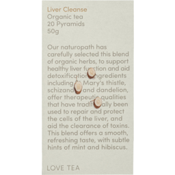 Photo of LOVE TEA:LT Liver Cleanse Tea 20 Pyramids