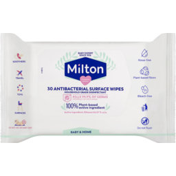 Photo of Milton Antibacterial Surface Wipes 30 Pack