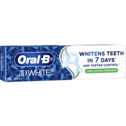Photo of Oral B Toothpaste 3D White Long Lasting Freshness 110g