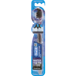 Photo of Oral B Toothbrush Cross Action Charcoal