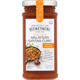Photo of Beerenberg Rich & Aromatic Malaysian Kapitan Curry Meal Base 240ml