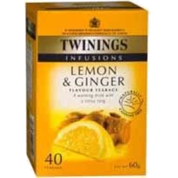 Photo of Twinings Tea Bag Infusions Lemon & Ginger 40s