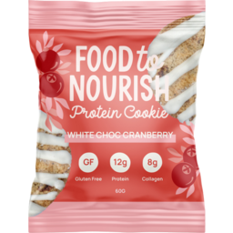 Photo of Food To Nourish - Protein Cookie White Choc Cranberry