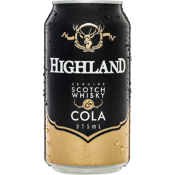 Photo of Highland Scotch Whisky & Cola 4.8% Can
