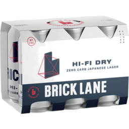 Photo of Brick Lane Hi Fi Lager 6*355ml