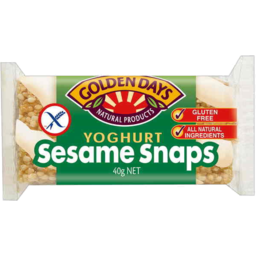 Photo of Golden Days Sesame Snaps Yoghurt