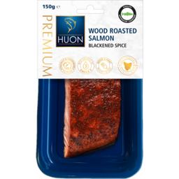 Photo of Huon Premium Wood Roasted Salmon Blackened Spice 150g