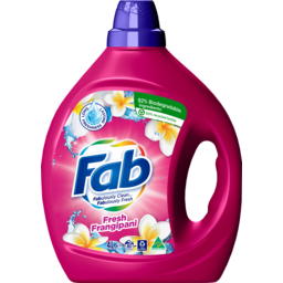 Photo of Fab Liquid Laundry Detergent Front & Top Loader Frangipani 4L