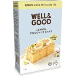Photo of Well And Good Lemon Coconut Cake with Goji Berry Icing 475g 