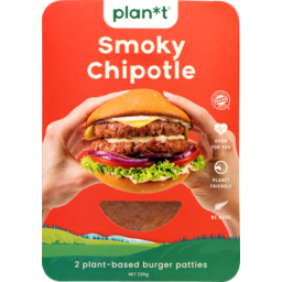 Photo of Plan*t Chipotle 2 Burger Patties 230g
