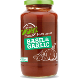 Photo of Jensens Org Basil & Garlic Sauce