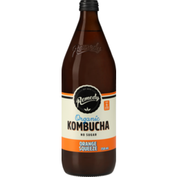 Photo of Remedy Kombucha Organic Orange Squeeze