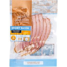 Photo of Uncle's Smallgoods Streaky Bacon 200g Sliced