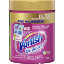 Photo of Vanish Napisan Gold Multi Power Laundry Booster & Stain Remover Powder 500g 500g