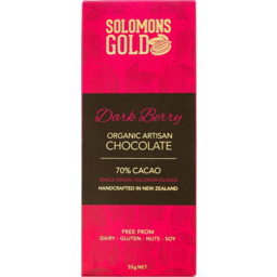 Photo of Solomons Gold Chocolate - Dark Berry (70% Cacao)