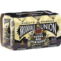 Photo of Brookvale Union Vodka Red Pub Soda Can