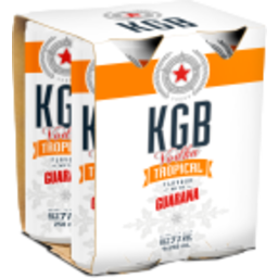 Photo of KGB 7% Vodka Tropical Guarana 4x250ml Cans