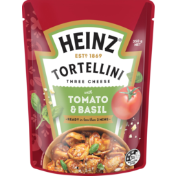 Photo of Heinz Three Cheese Tortellini Tomato & Basil 350g