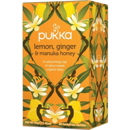 Photo of Pukka Tea - Lemon, Ginger & Manuka Honey 20 bags