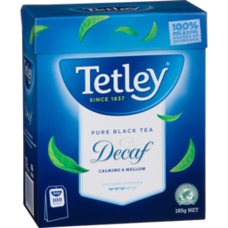 Photo of Tetley Tea Bags Decaf 100 Each 