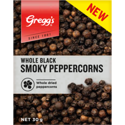 Photo of Greggs Seasoning Black Smoky Peppercorns